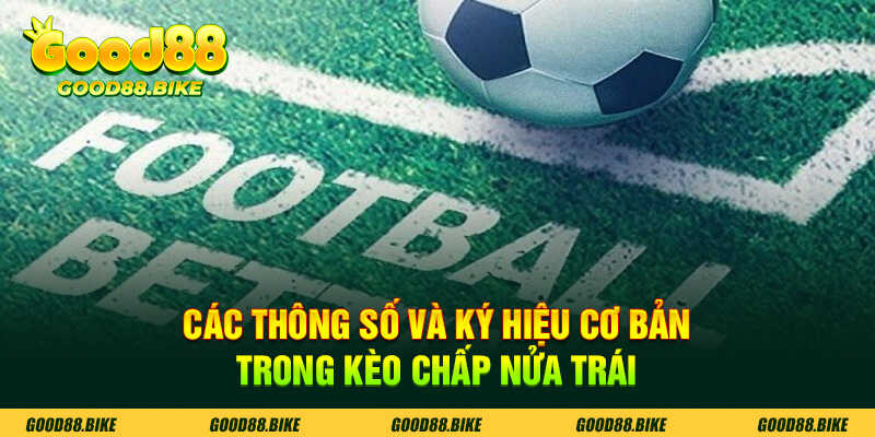 Các thông số và ký hiệu cơ bản trong kèo chấp nửa trái