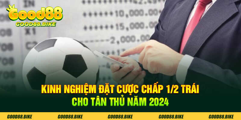 Kinh nghiệm đặt cược chấp 1/2 trái cho tân thủ năm 2024